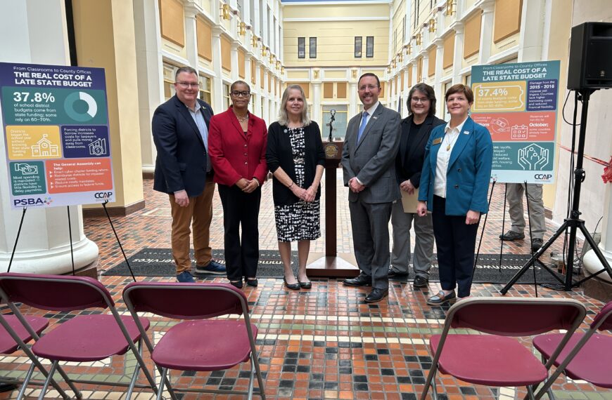 PSBA and CCAP Urge Swift Action Following Joint Press Conference on State Budget Impasse 