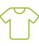 Shirt icon in green